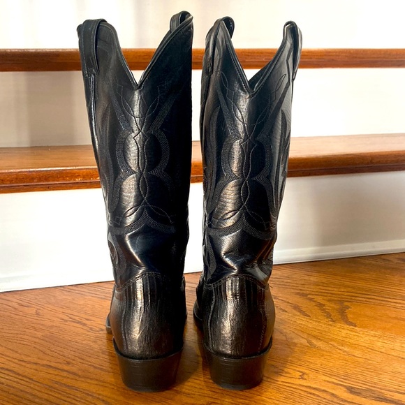 Justin Boots | Shoes | Justin 85 Men Exotic Western Boot With Black ...